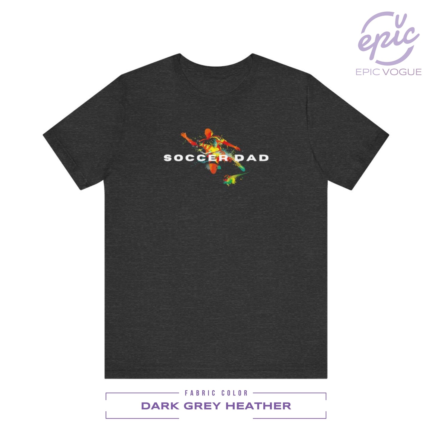 Soccer Dad, Dark Grey Heather T-Shirt