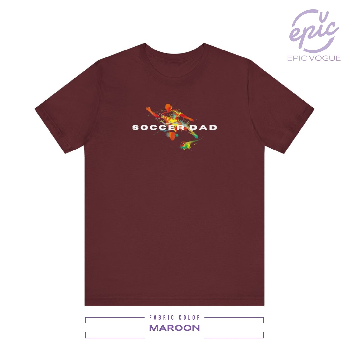 Soccer Dad, Maroon T-Shirt