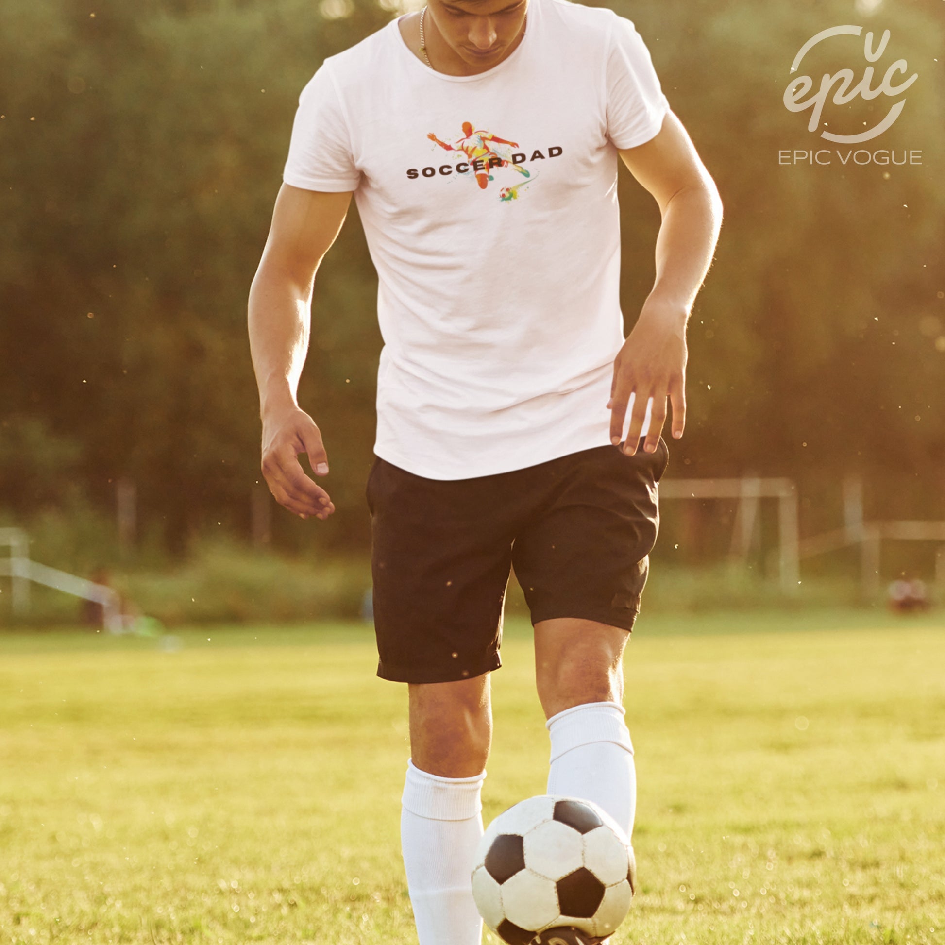 Soccer Dad, White T-Shirt