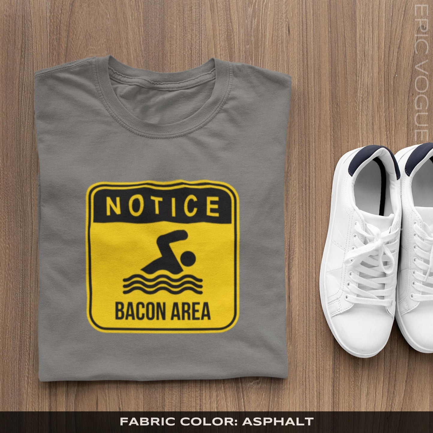 Bacon Area Shirt, Funny Shirt, Funny Bacon Shirt, Bacon T-Shirt, Bacon Tee, Funny Notice Shirt, Funny Bacon T-Shirt, Unisex Shirt