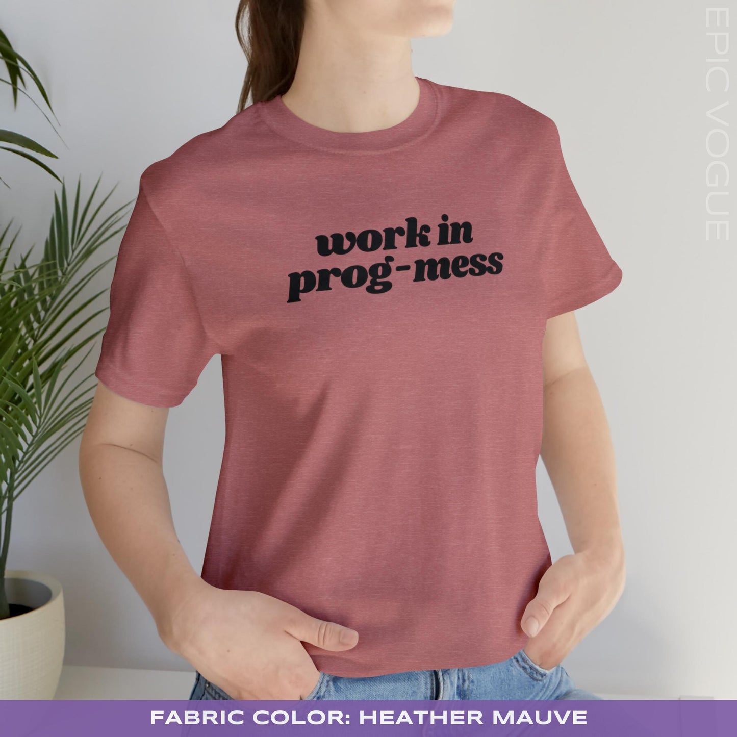 Heather Mauve T-Shirt