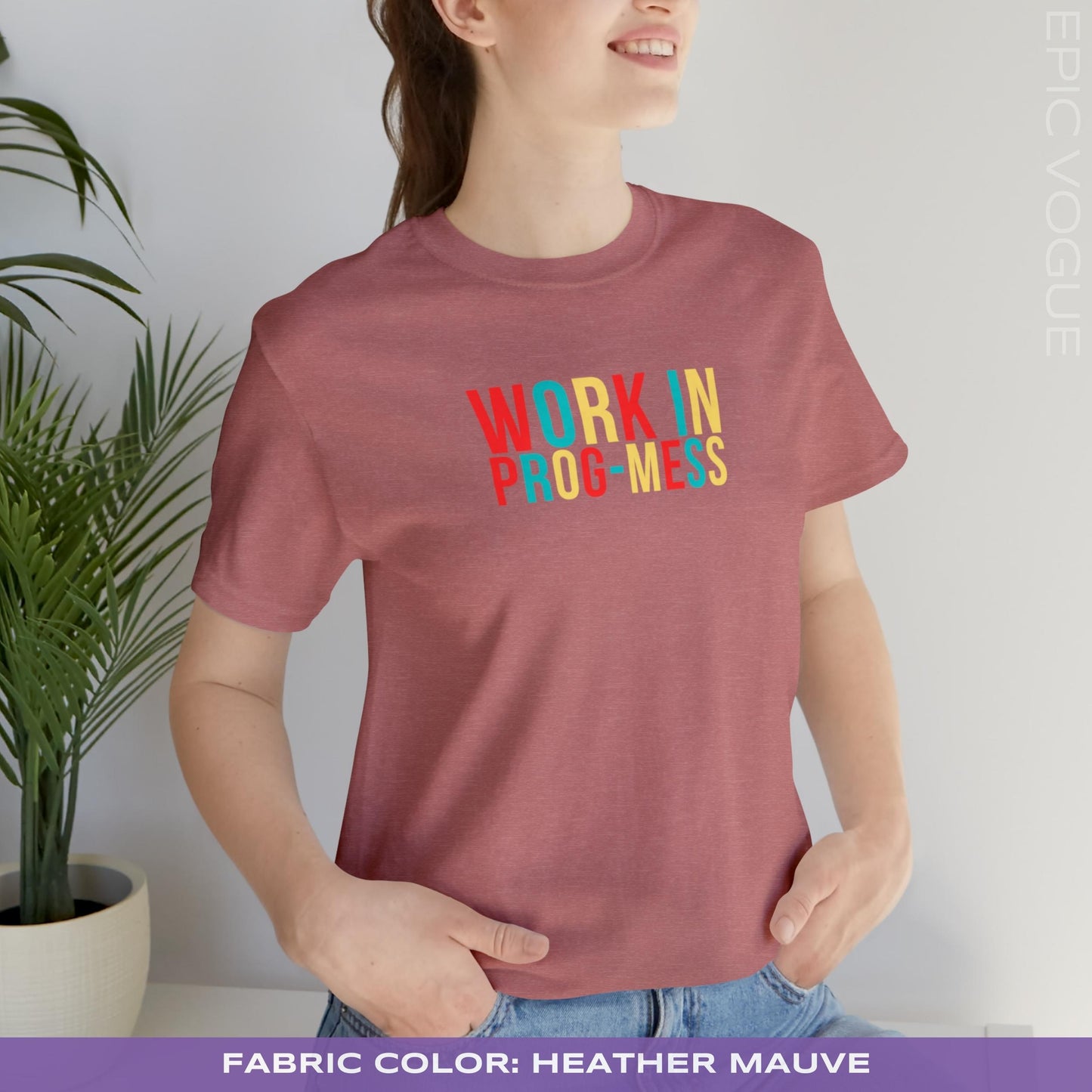 Heather Mauve T-Shirt