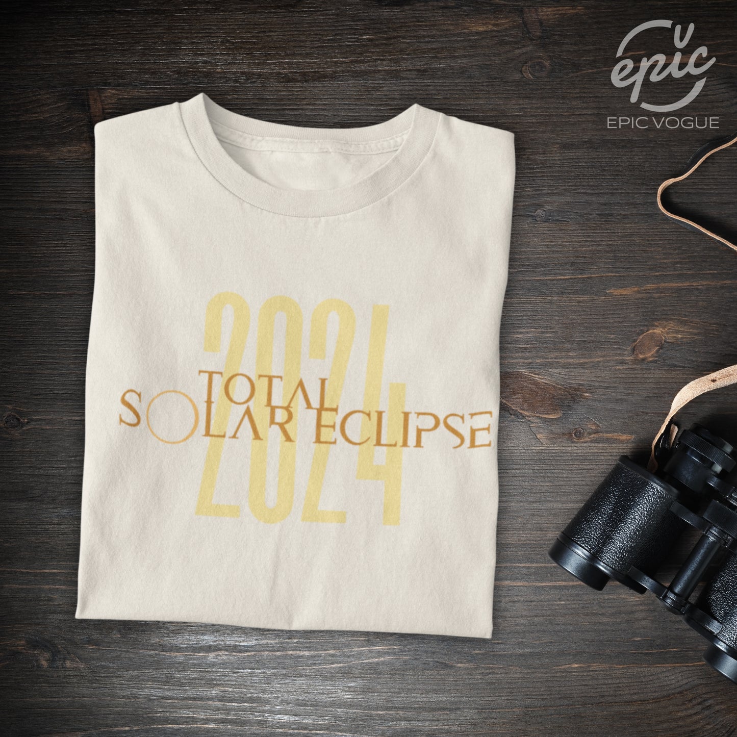 Total Solar Eclipse 2024, Natural T-Shirt