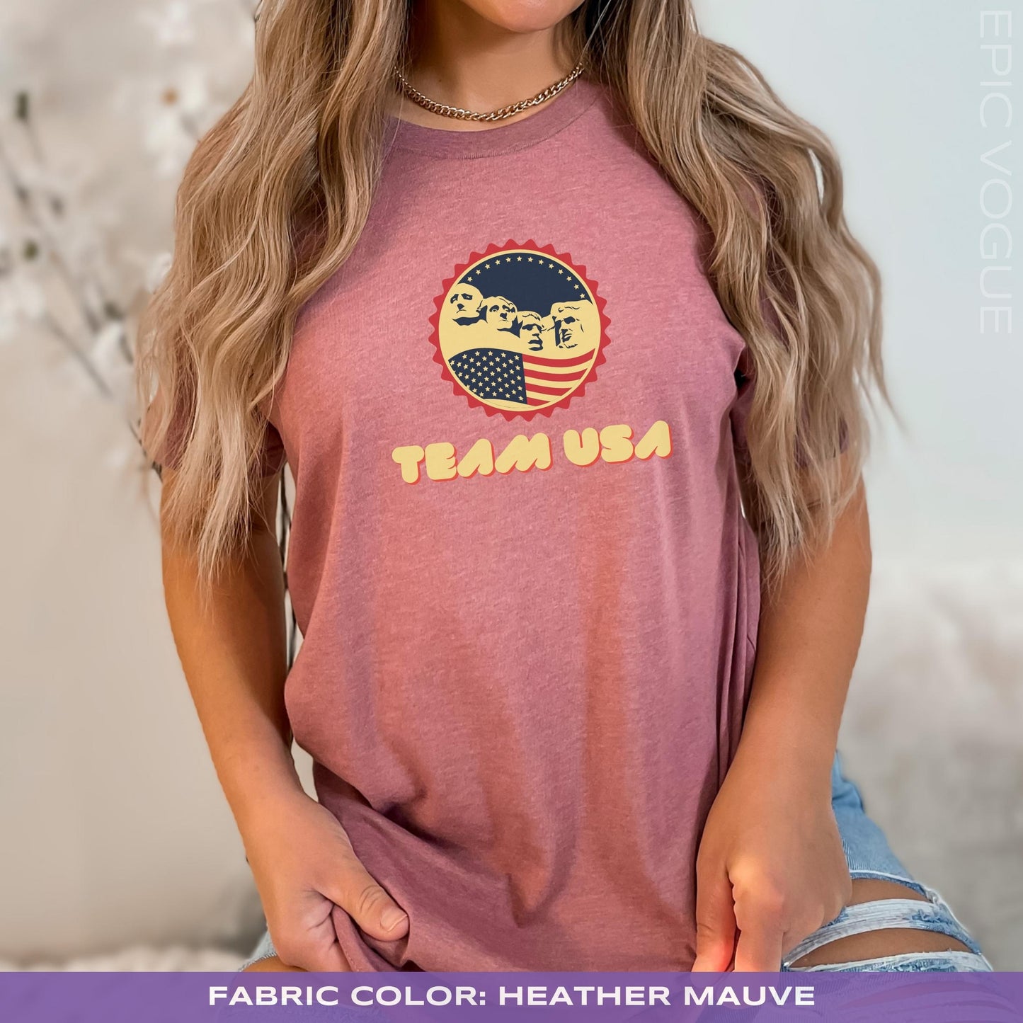 Team USA Shirt, Independence Day Shirt, Cute USA Shirt, 4th of July Shirt, Patriotic Shirt, American Flag Shirt, Mount Rushmore Shirt, Unisex Shirt