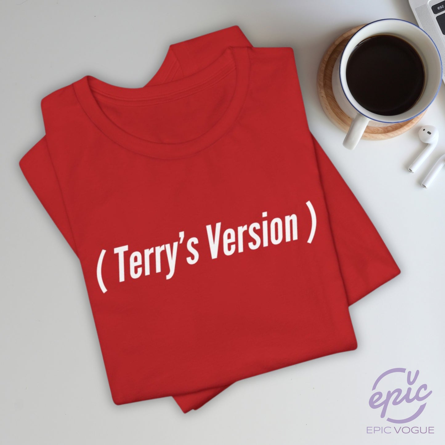 Terry's Version, Red T-Shirt