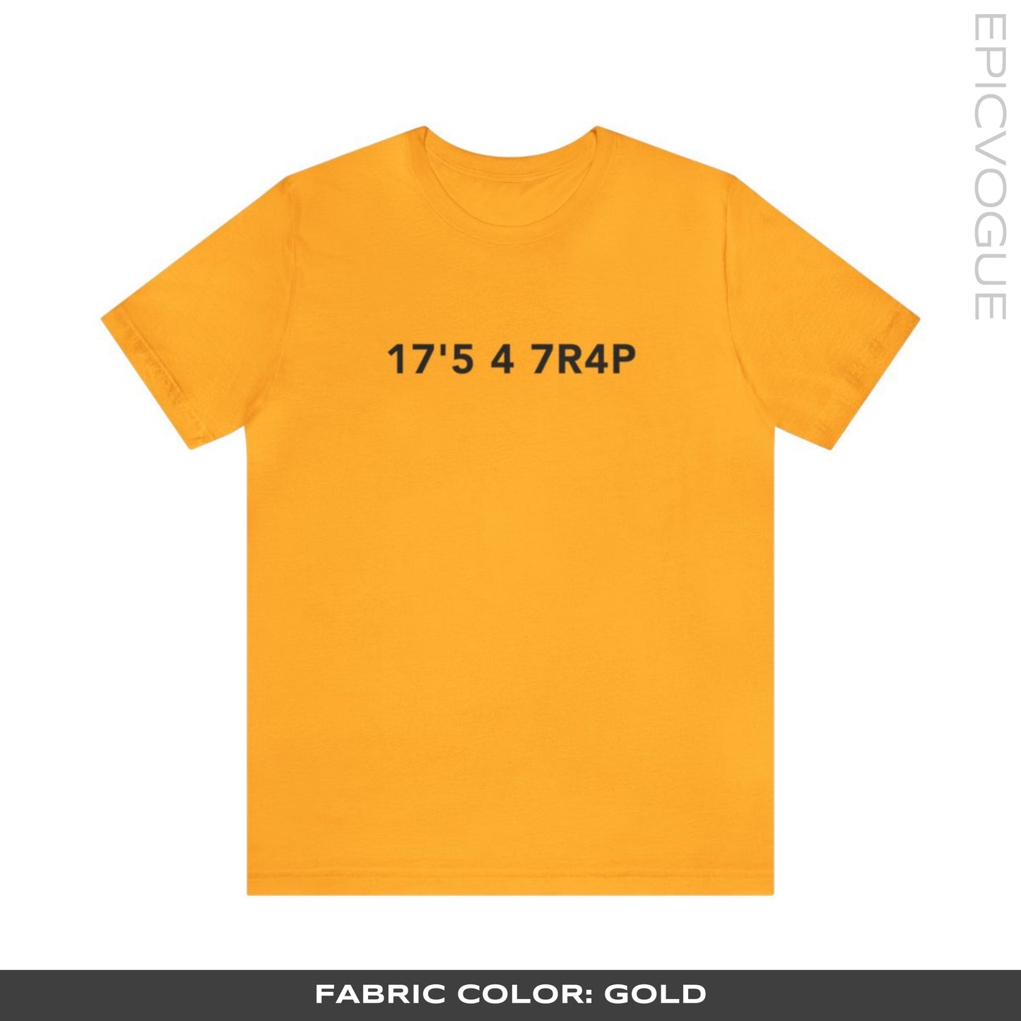 It's A Trap, Gold T-Shirt