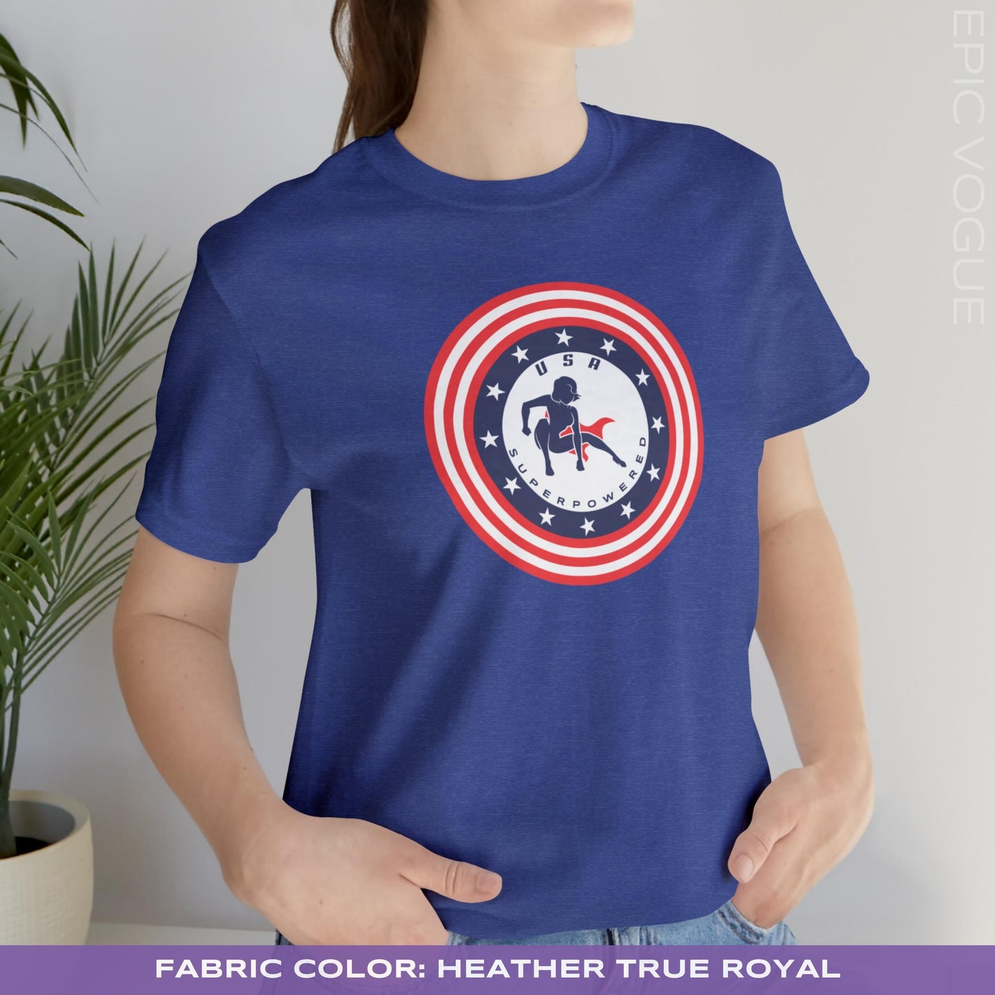 Heather True Royal T-Shirt