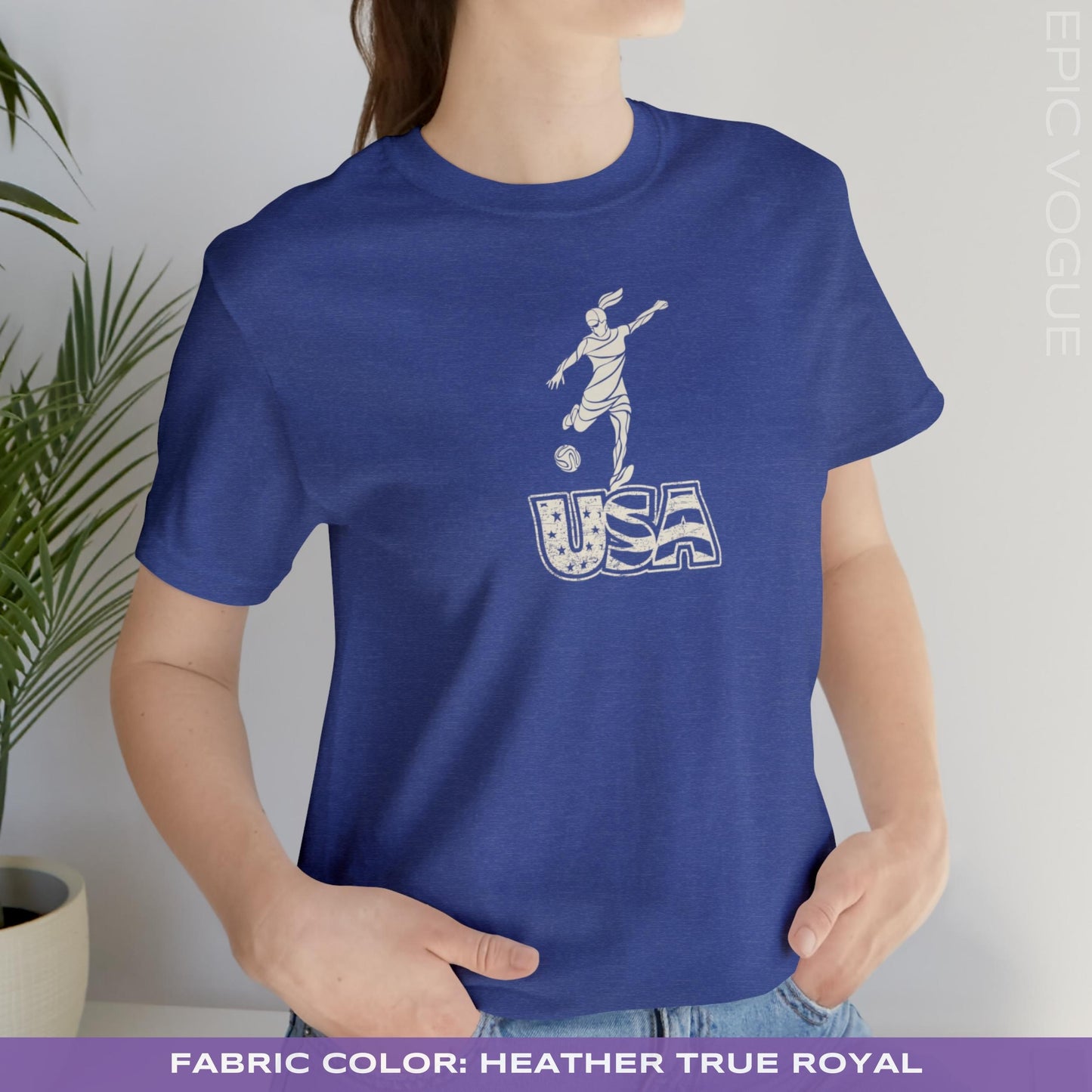 Heather True Royal T-Shirt