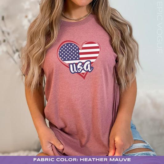 Heather Mauve T-Shirt