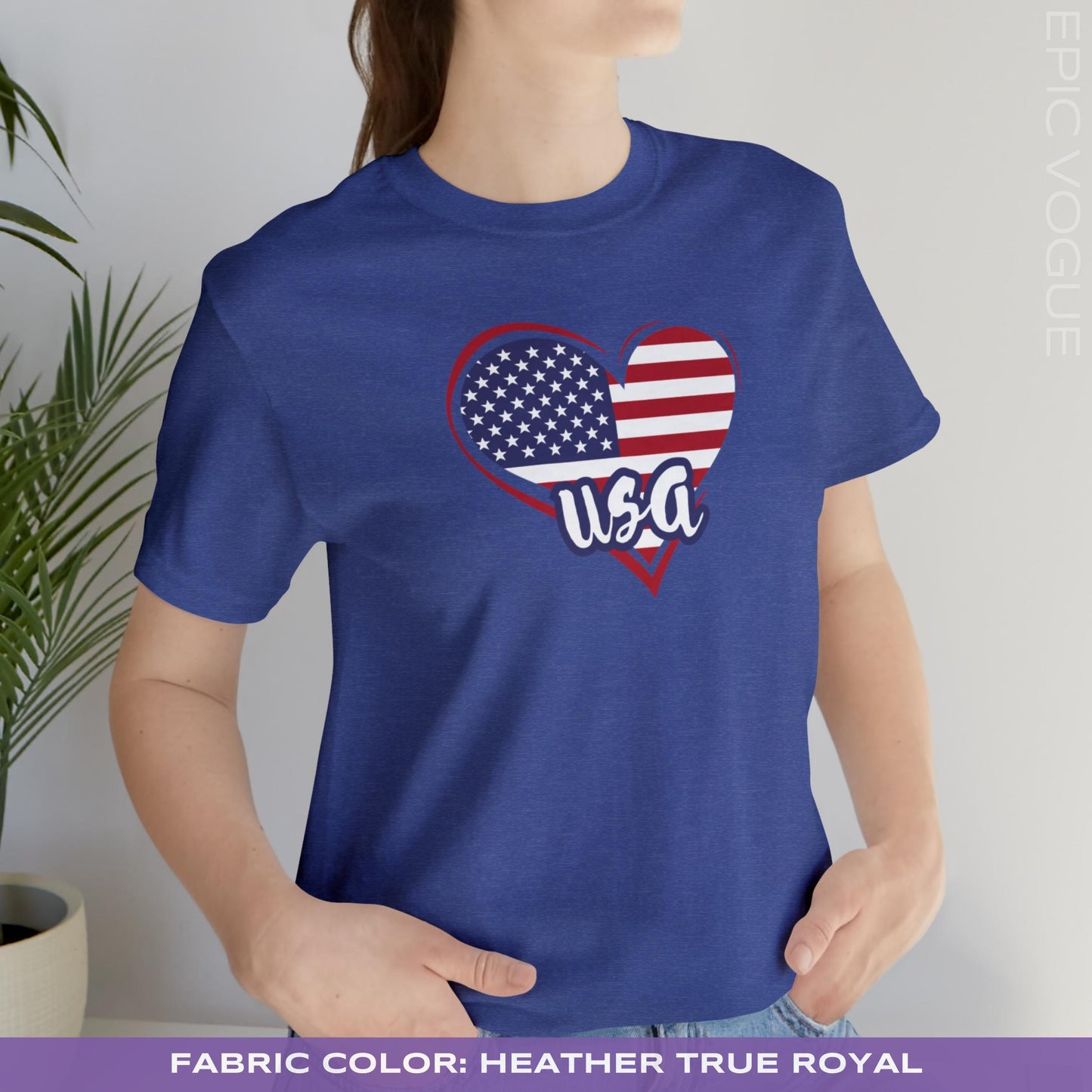 Heather True Royal T-Shirt