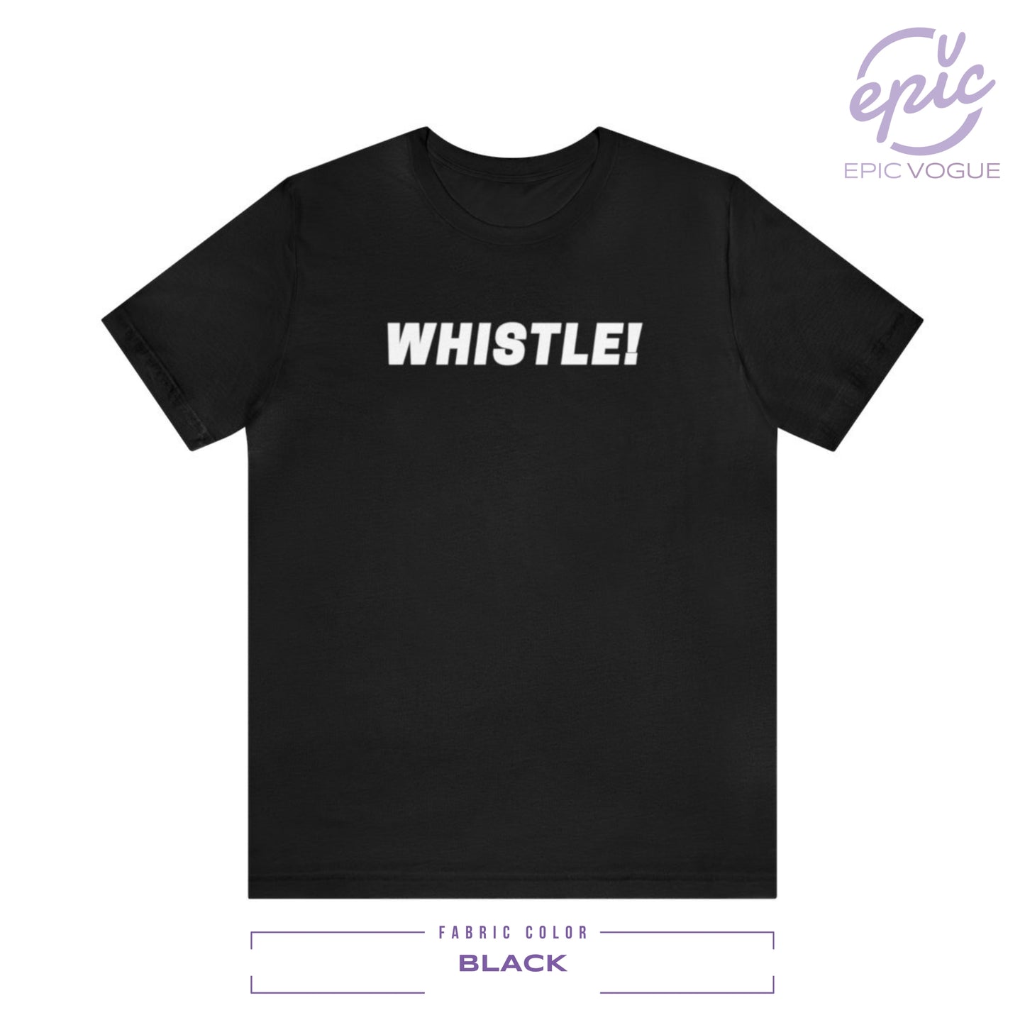 Whistle, Black T-Shirt