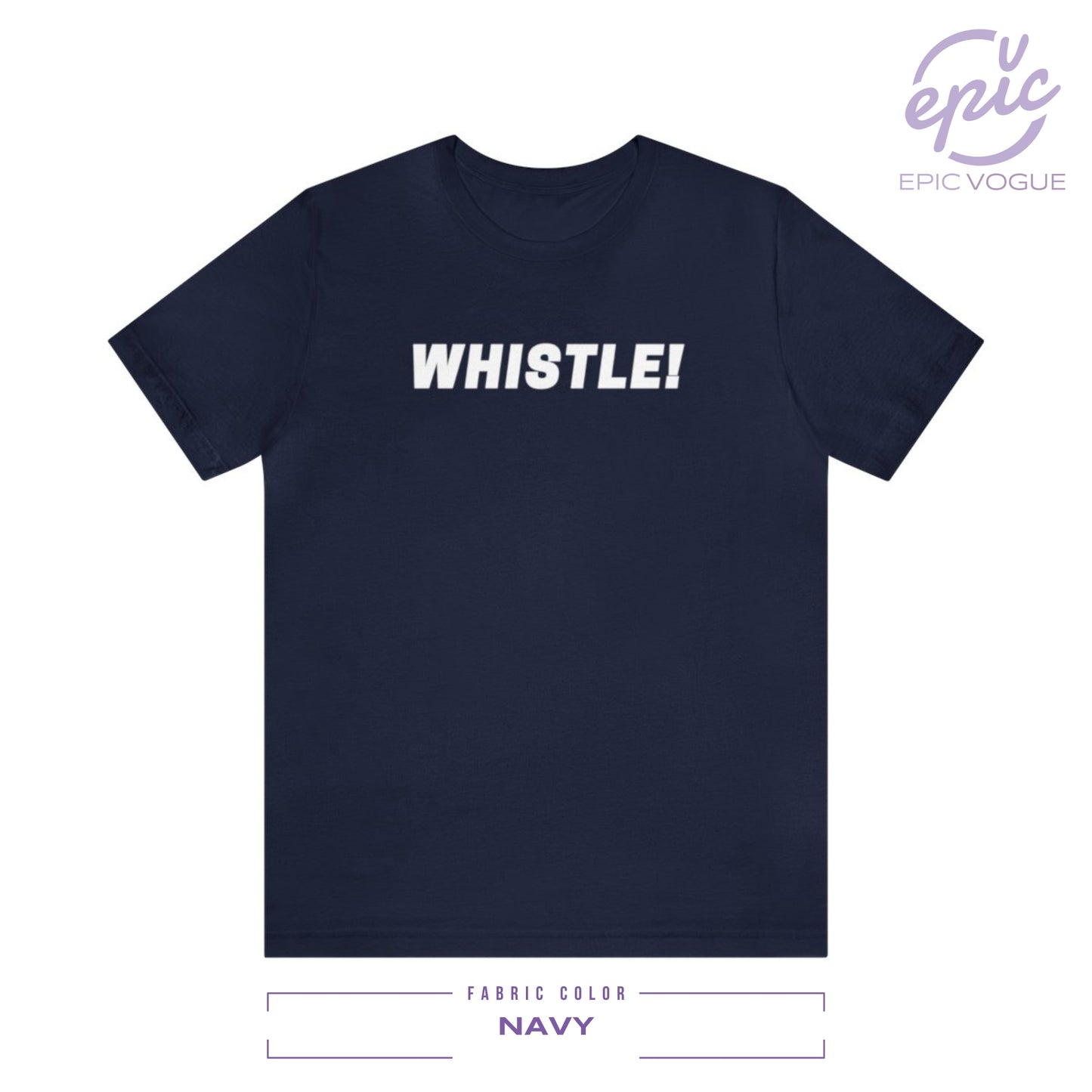 Whistle, Navy T-Shirt