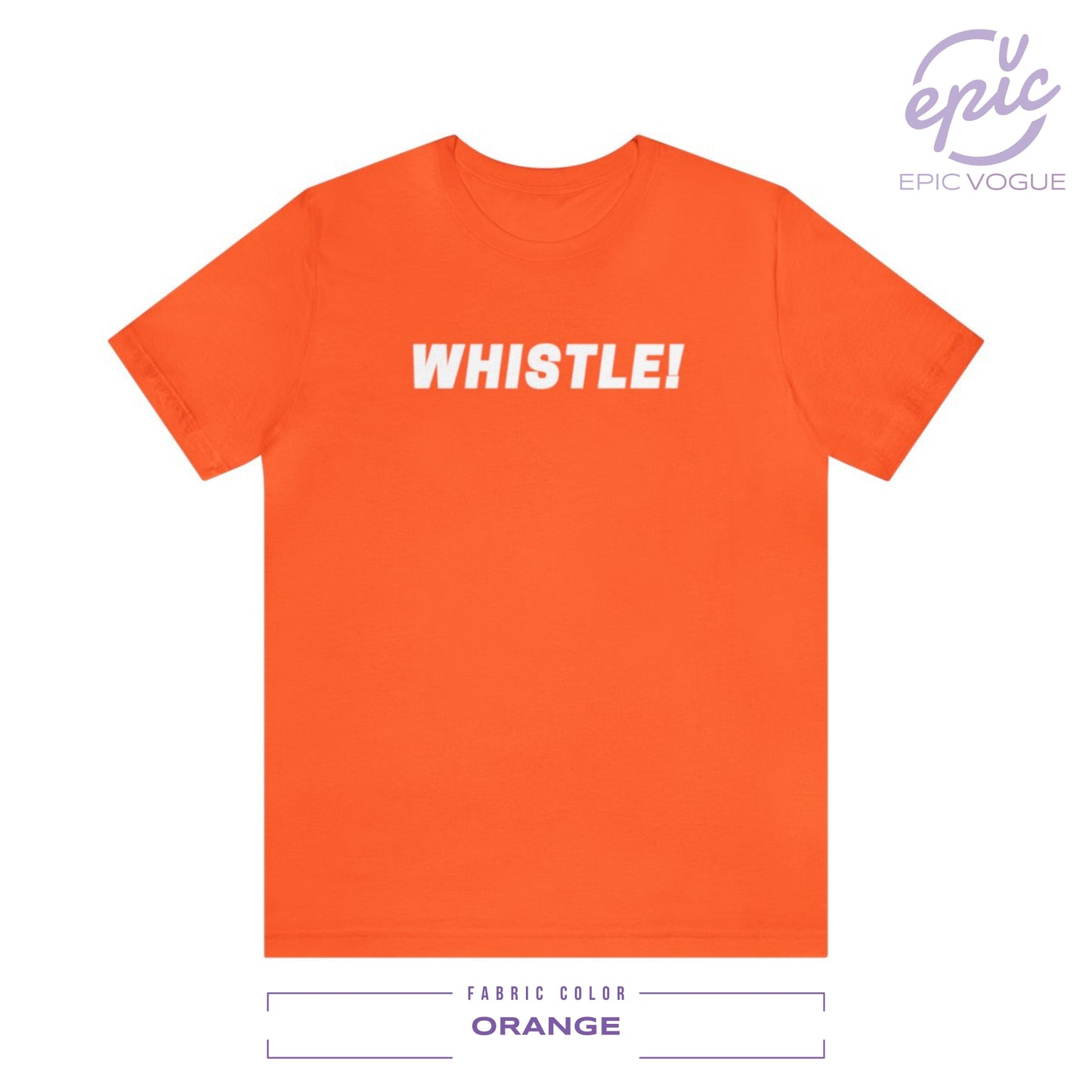 Whistle, Orange T-Shirt