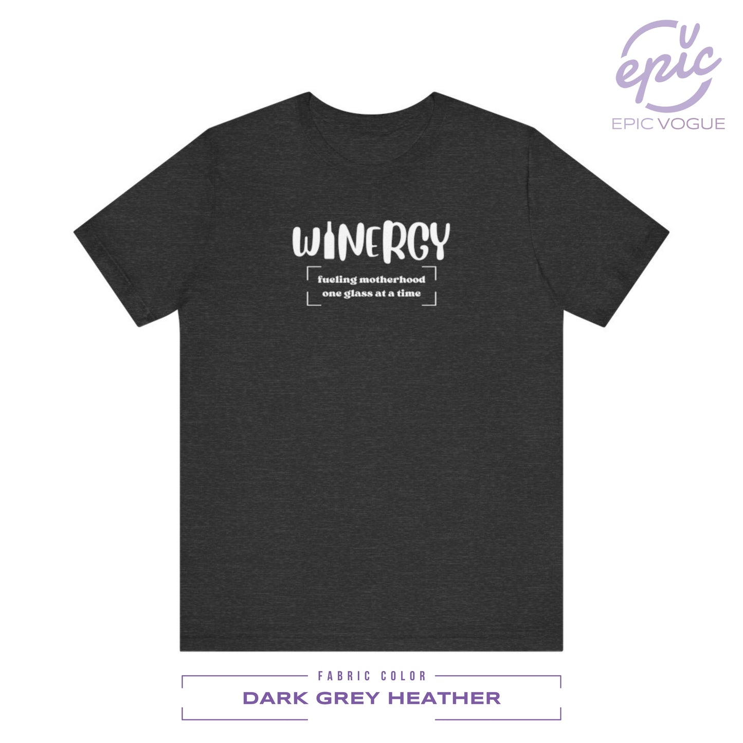 Winergy, Dark Grey Heather T-Shirt