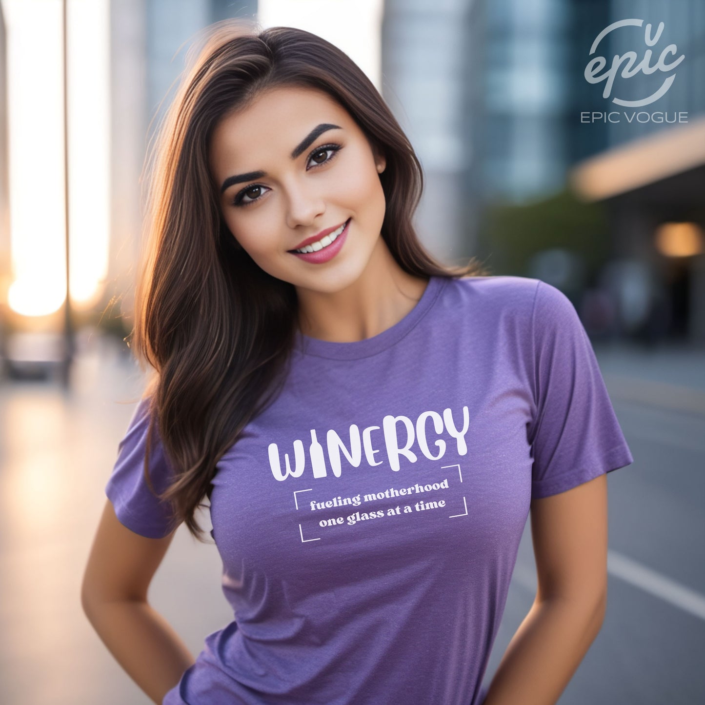 Winergy, Heather Team Purple T-Shirt