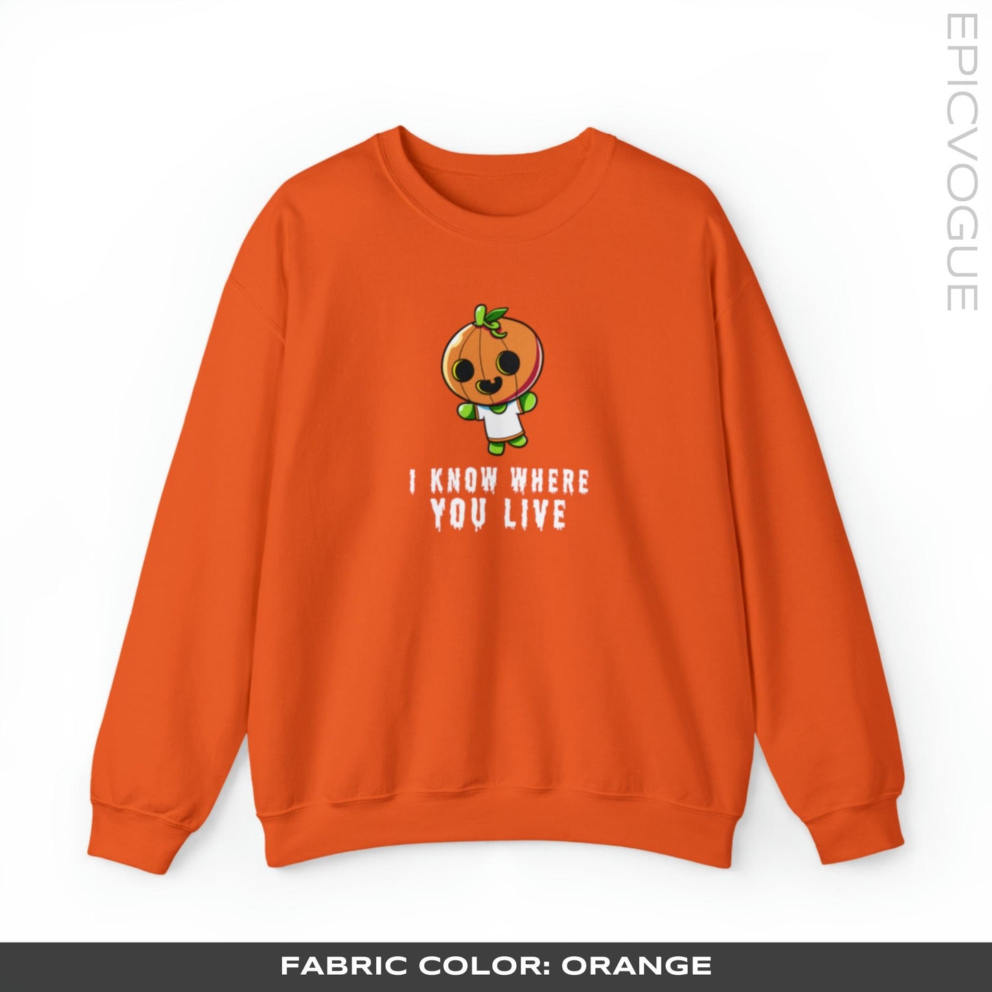 Orange Sweatshirt