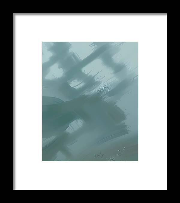 Below, Framed Print, Wall Décor, Wall Art, Artwork, Art Piece, Patterns, Ocean Patterns, Wave Patterns, Teal Patterns, Marine, Aquatic