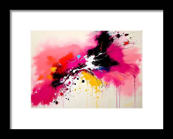 Catch, Framed Print, Oil on Canvas, Abstract Painting, Multicolor Art, Abstract Art, Abstract Artwork, Wall Décor, Wall Art, Artwork