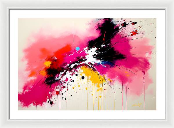 Catch, Framed Print, Oil on Canvas, Abstract Painting, Multicolor Art, Abstract Art, Abstract Artwork, Wall Décor, Wall Art, Artwork