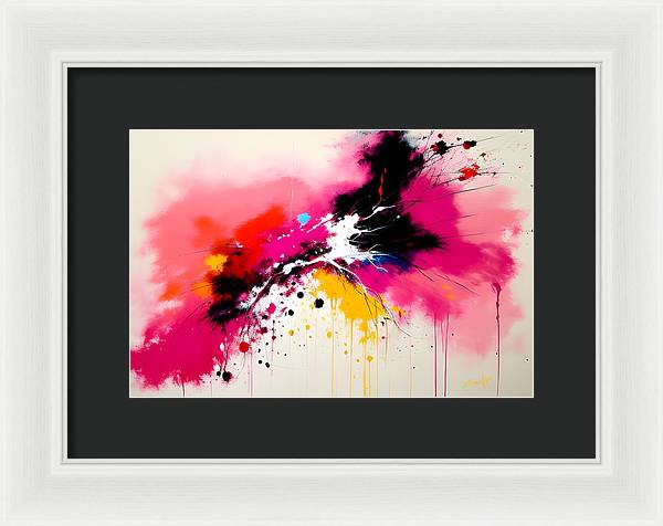 Catch, Framed Print, Oil on Canvas, Abstract Painting, Multicolor Art, Abstract Art, Abstract Artwork, Wall Décor, Wall Art, Artwork