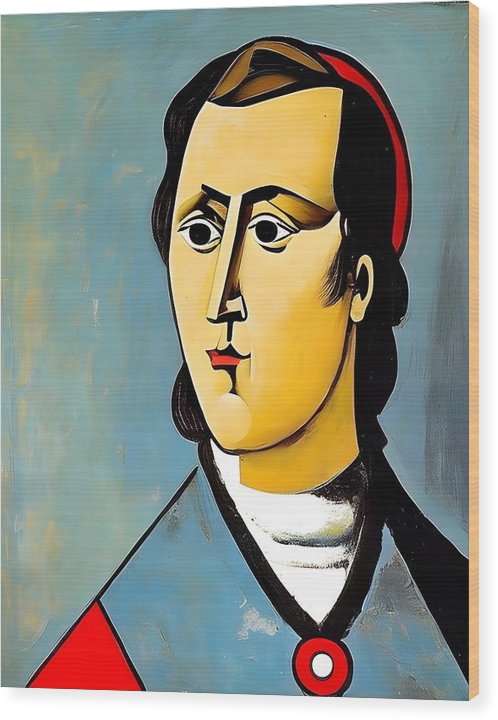 Napoleon, Abstract Portrait, Wood Print, Oil On Canvas, Portrait of Napoleon Bonaparte, Napoleon Artwork, Wall Décor, Wall Art, Art Piece