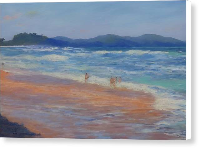 Playa Mina, Canvas Print, Oil on Canvas, Landscape Painting, Impressionistic Landscape, Costa Rica Landscape, Beach Landscape, Impressionistic Costa Rica, Wall Art, Wall Décor, Artwork, Art Piece