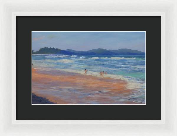 Playa Mina, Framed Print, Oil on Canvas, Landscape Painting, Impressionistic Landscape, Costa Rica Landscape, Beach Landscape, Impressionistic Costa Rica, Wall Art, Wall Décor, Artwork, Art Piece