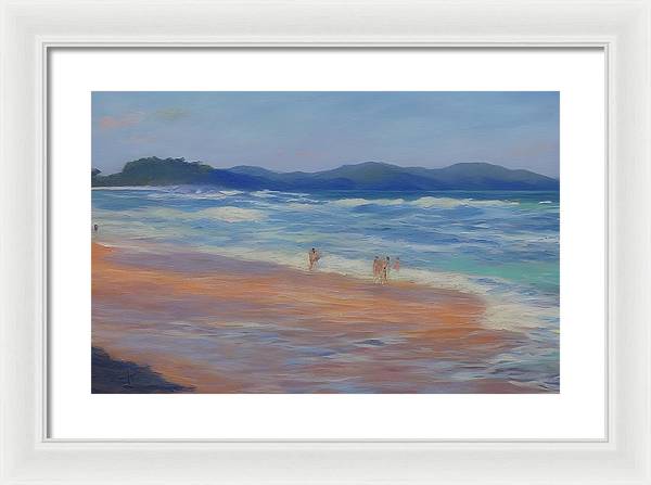 Playa Mina, Framed Print, Oil on Canvas, Landscape Painting, Impressionistic Landscape, Costa Rica Landscape, Beach Landscape, Impressionistic Costa Rica, Wall Art, Wall Décor, Artwork, Art Piece