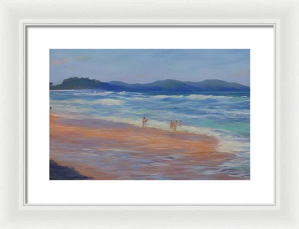 Playa Mina, Framed Print, Oil on Canvas, Landscape Painting, Impressionistic Landscape, Costa Rica Landscape, Beach Landscape, Impressionistic Costa Rica, Wall Art, Wall Décor, Artwork, Art Piece