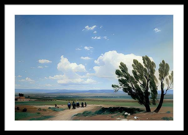 Summer in Colorado, Framed Print, Oil on Canvas, Landscape Painting, Impressionistic Landscape, Colorado Landscape, Pueblo West, Impressionistic Colorado, Wall Art, Wall Décor, Artwork, Art Piece