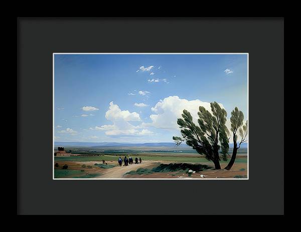 Summer in Colorado, Framed Print, Oil on Canvas, Landscape Painting, Impressionistic Landscape, Colorado Landscape, Pueblo West, Impressionistic Colorado, Wall Art, Wall Décor, Artwork, Art Piece