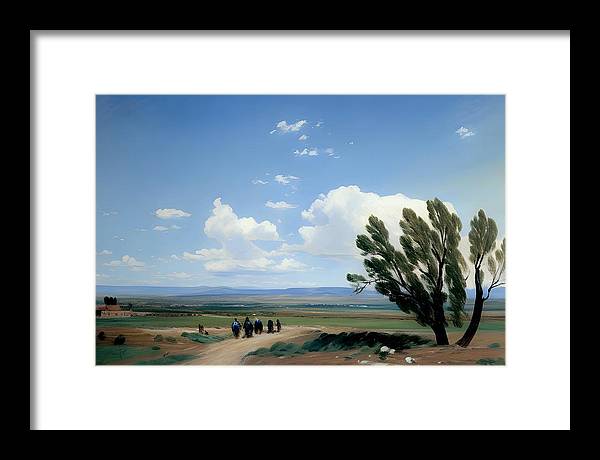 Summer in Colorado, Framed Print, Oil on Canvas, Landscape Painting, Impressionistic Landscape, Colorado Landscape, Pueblo West, Impressionistic Colorado, Wall Art, Wall Décor, Artwork, Art Piece