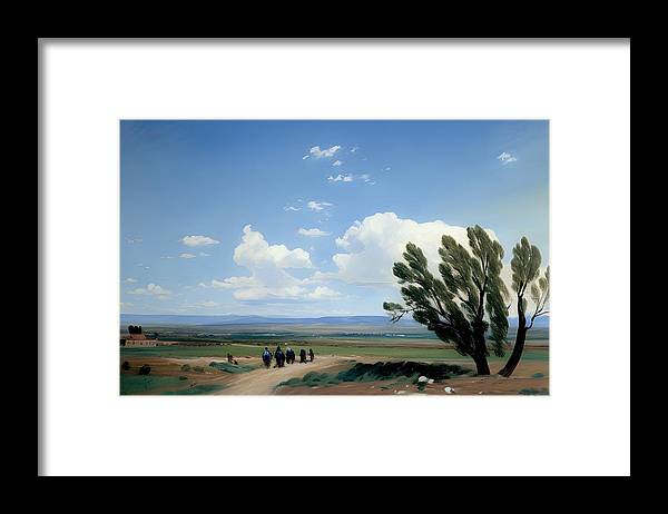 Summer in Colorado, Framed Print, Oil on Canvas, Landscape Painting, Impressionistic Landscape, Colorado Landscape, Pueblo West, Impressionistic Colorado, Wall Art, Wall Décor, Artwork, Art Piece