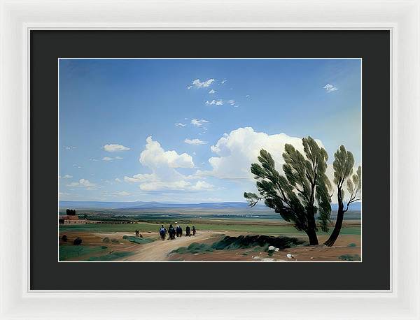 Summer in Colorado, Framed Print, Oil on Canvas, Landscape Painting, Impressionistic Landscape, Colorado Landscape, Pueblo West, Impressionistic Colorado, Wall Art, Wall Décor, Artwork, Art Piece