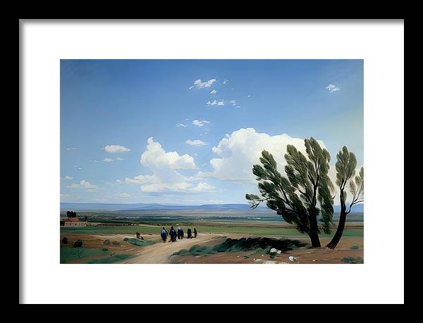 Summer in Colorado, Framed Print, Oil on Canvas, Landscape Painting, Impressionistic Landscape, Colorado Landscape, Pueblo West, Impressionistic Colorado, Wall Art, Wall Décor, Artwork, Art Piece