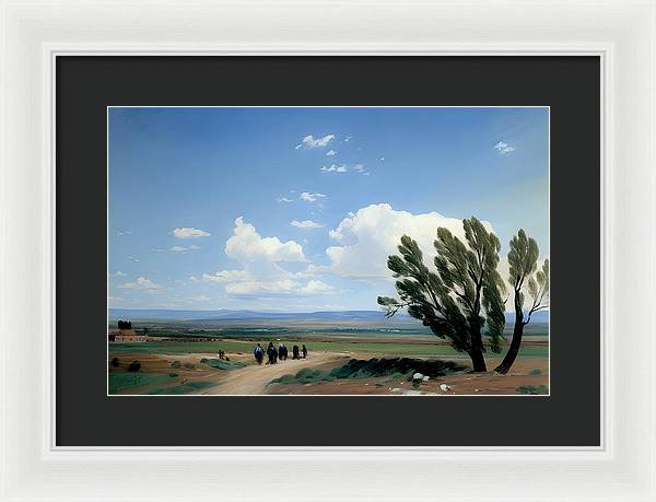 Summer in Colorado, Framed Print, Oil on Canvas, Landscape Painting, Impressionistic Landscape, Colorado Landscape, Pueblo West, Impressionistic Colorado, Wall Art, Wall Décor, Artwork, Art Piece