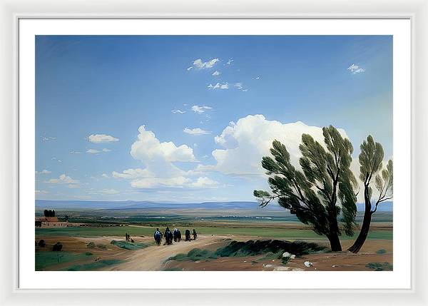 Summer in Colorado, Framed Print, Oil on Canvas, Landscape Painting, Impressionistic Landscape, Colorado Landscape, Pueblo West, Impressionistic Colorado, Wall Art, Wall Décor, Artwork, Art Piece