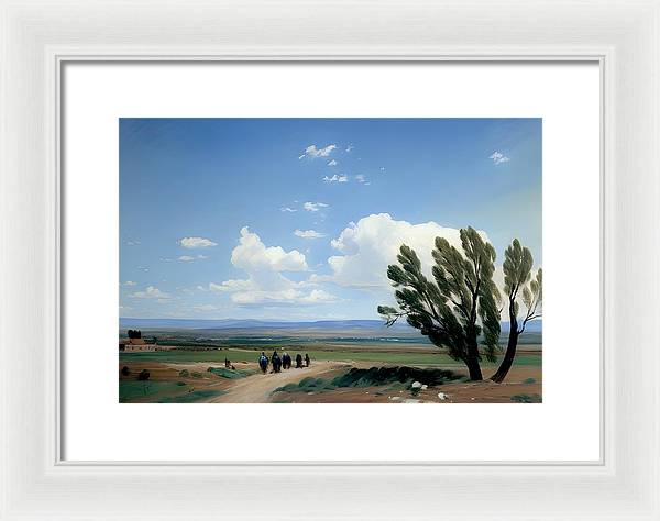 Summer in Colorado, Framed Print, Oil on Canvas, Landscape Painting, Impressionistic Landscape, Colorado Landscape, Pueblo West, Impressionistic Colorado, Wall Art, Wall Décor, Artwork, Art Piece