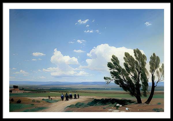 Summer in Colorado, Framed Print, Oil on Canvas, Landscape Painting, Impressionistic Landscape, Colorado Landscape, Pueblo West, Impressionistic Colorado, Wall Art, Wall Décor, Artwork, Art Piece