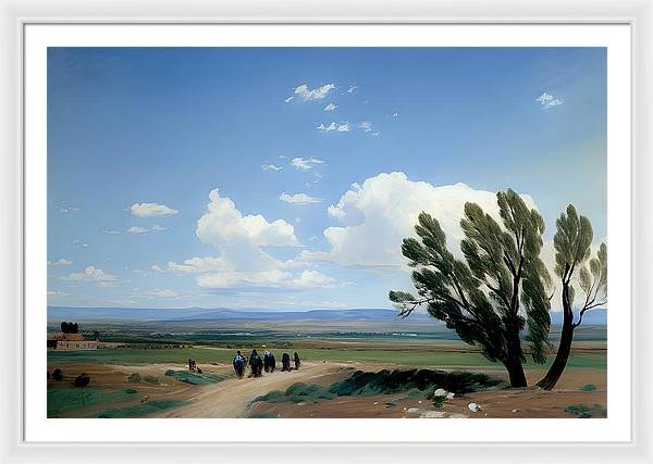 Summer in Colorado, Framed Print, Oil on Canvas, Landscape Painting, Impressionistic Landscape, Colorado Landscape, Pueblo West, Impressionistic Colorado, Wall Art, Wall Décor, Artwork, Art Piece