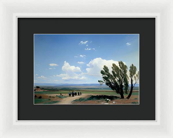 Summer in Colorado, Framed Print, Oil on Canvas, Landscape Painting, Impressionistic Landscape, Colorado Landscape, Pueblo West, Impressionistic Colorado, Wall Art, Wall Décor, Artwork, Art Piece