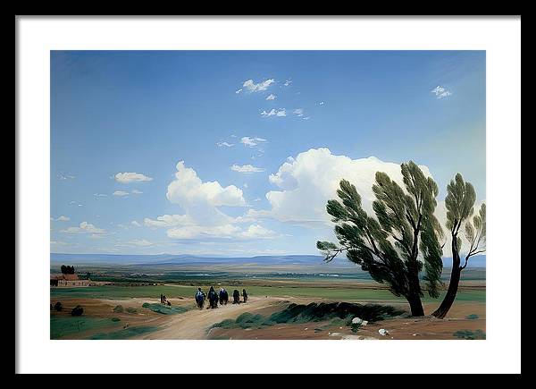 Summer in Colorado, Framed Print, Oil on Canvas, Landscape Painting, Impressionistic Landscape, Colorado Landscape, Pueblo West, Impressionistic Colorado, Wall Art, Wall Décor, Artwork, Art Piece