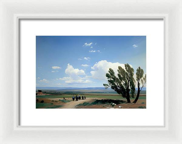 Summer in Colorado, Framed Print, Oil on Canvas, Landscape Painting, Impressionistic Landscape, Colorado Landscape, Pueblo West, Impressionistic Colorado, Wall Art, Wall Décor, Artwork, Art Piece