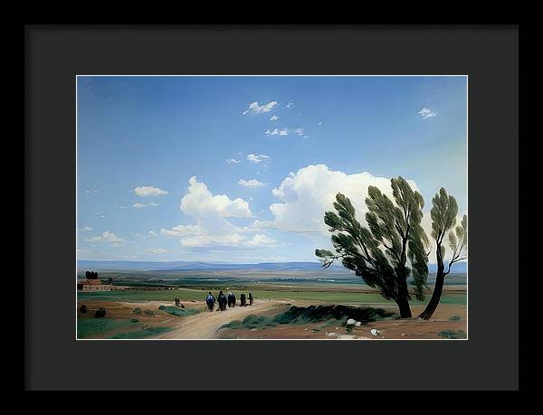 Summer in Colorado, Framed Print, Oil on Canvas, Landscape Painting, Impressionistic Landscape, Colorado Landscape, Pueblo West, Impressionistic Colorado, Wall Art, Wall Décor, Artwork, Art Piece