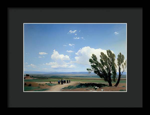 Summer in Colorado, Framed Print, Oil on Canvas, Landscape Painting, Impressionistic Landscape, Colorado Landscape, Pueblo West, Impressionistic Colorado, Wall Art, Wall Décor, Artwork, Art Piece