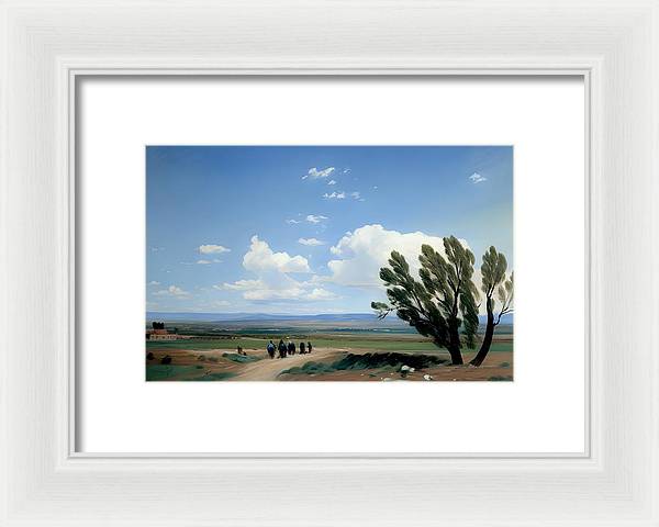 Summer in Colorado, Framed Print, Oil on Canvas, Landscape Painting, Impressionistic Landscape, Colorado Landscape, Pueblo West, Impressionistic Colorado, Wall Art, Wall Décor, Artwork, Art Piece