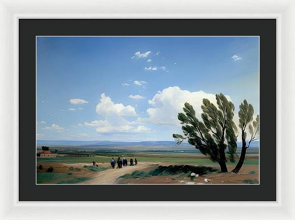 Summer in Colorado, Framed Print, Oil on Canvas, Landscape Painting, Impressionistic Landscape, Colorado Landscape, Pueblo West, Impressionistic Colorado, Wall Art, Wall Décor, Artwork, Art Piece