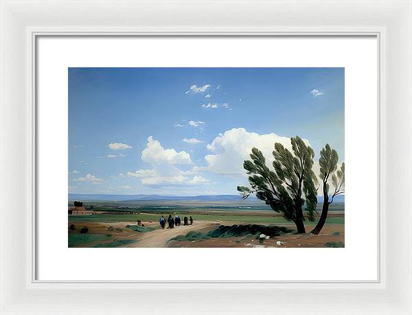 Summer in Colorado, Framed Print, Oil on Canvas, Landscape Painting, Impressionistic Landscape, Colorado Landscape, Pueblo West, Impressionistic Colorado, Wall Art, Wall Décor, Artwork, Art Piece