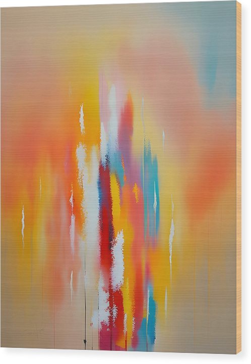 The Awakening, Wood Print, Oil on Canvas, Abstract Painting, Multicolor Art, Wall Décor, Wall Art, Artwork, Art Piece, Abstract Art