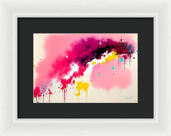 The Breach, Framed Print, Oil on Canvas, Abstract Painting, Multicolor Art, Abstract Art, Abstract Artwork, Wall Décor, Wall Art, Artwork